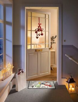 wash+dry by Kleen-Tex Fußmatte Polar Friends, rechteckig, Höhe: 7 mm