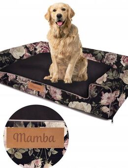 Design Handmade Hundebett Hundekissen Sofa Hundesofa Tierbett Katzenbett Hundekorb Schlafplatz mit Namensschild Set 76 - Wuppertal