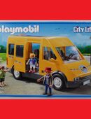 Neu Playmobil 6866 City Life Schulbus gelber Kleinbus Bus für Schule Schulkinder mit Figuren ungeöffnet in 76571