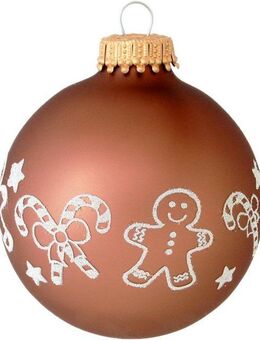 Krebs Glas Lauscha Weihnachtsbaumkugel CBK00046, Weihnachtsdeko, Christbaumschmuck, Christbaumkugeln Glas (4 St), aus Glas, mit Weihnachts-Motiv