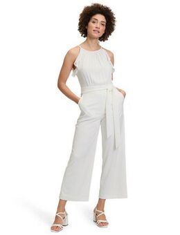 Vera Mont Overall Vera Mont Damen Jumpsuit mit Volant (1-tlg) Bindeband