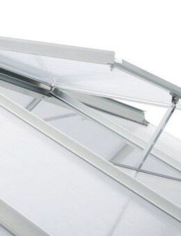 KONIFERA Gewächshaus Luna 2500, BxTxH: 192 x 130 x 197 cm, 4 mm Wandstärke, Set, mit Fundamentrahmen