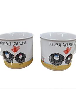 Tasse "Ich finde Dich echt Schaf" - Lustiger Kaffeebecher - Heimartliebe ® - Hamburg