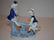 Figurenpaar - Mann und Frau auf Wippe / CDC Porzellan, Rokoko 1720-80 Handarbeit - Zeuthen