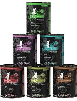 catz finefood Purrrr Dose 6 x 400 g - Mixpaket 2 (6 Sorten)