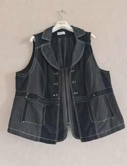 Ulla Popken Damen Übergröße West Jacke Gr. 56 Schwarz - Geseke