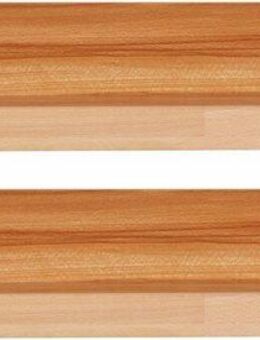Home affaire Wandregal Ribe,2er Set,teilmassiv mit massiver Ablagefläche, Breite: je 90 cm, Set 2-tlg., massive Ablageflächen aus Holz