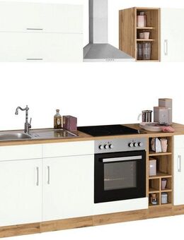 KOCHSTATION Küchenzeile KS-Colmar, mit E-Geräten, Breite 240 cm