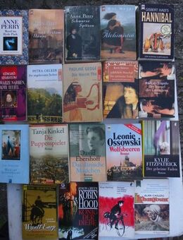 38 Bücher zus. 5,- historische Romane Bestseller Remarque Oelker Gordon Süskind Follett Perry Gablé Kinkel Gadge Haefs usw. - Flensburg