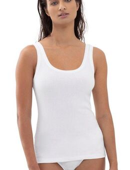 Mey Trägertop ORGANIC COTTON tiefer Rundhalsausschnitt, Feinripp, Baumwollmischung, atmungsaktiv