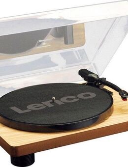 Lenco LS-50WD Plattenspieler mit int. Lautsprechern Plattenspieler (Riemenantrieb)