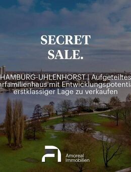 Hamburg - Uhlenhorst: Aufgeteiltes Mehrfamilienhaus mit Entwicklungspotential in erstklassiger Lage - Hamburg