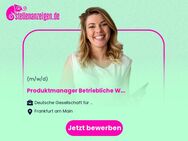 Produktmanager (w/m/d) Betriebliche Weiterbildung für Fach- und Führungskraft mit Schwerpunkt Nachhaltigkeit - Frankfurt (Main)