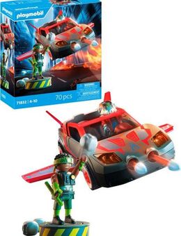 Playmobil® Helden-Multifunktionsfahrzeug (71832), Heroes Konstruktions-Spielset, (70 St), Made in Europe
