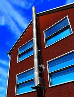 Zitec Schornstein Außenwandkamin DW-ECO, Wandabstand bis 48,2cm, Ø 150 mm, Set