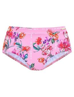 Sunseeker Highwaist-Bikini-Hose Modern mit floralem Design