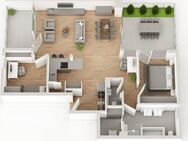 Neubau 3,5 Zi.-Penthouse-Wohnung mit Dachterrasse - Stadtquartier "Am Weinberg" - Ulm