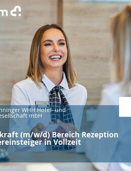 Hotelfachkraft (m/w/d) Bereich Rezeption gerne Quereinsteiger in Vollzeit - Kallstadt