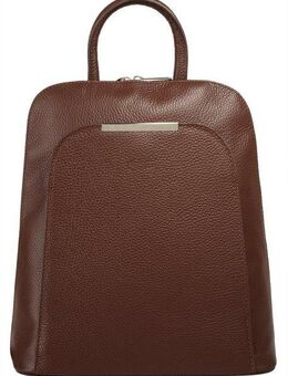 Cluty Cityrucksack, echt Leder, Made in Italy