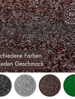 Andiamo Kunstrasen Aberdeen, Made in Belgium, rechteckig, Höhe: 10 mm, aus Nadelfilz, mit Drainagenoppen, für Balkon, Terasse, Wintergarten