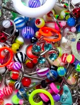 Piercing mix Paket neu 25  teilig - Aalen