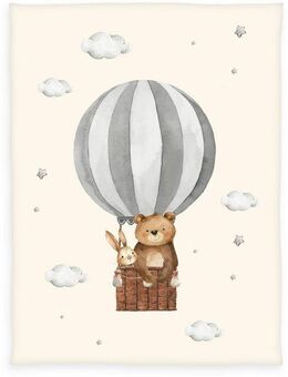 Babydecke babybest Ballonfahrt, Baby Best, niedliches Motiv