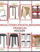 HOCKER von Ikea : "MARIUS", "FÖRBY" ,"FROSTA" , "BENJAMIN" in 50667