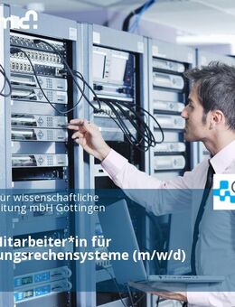 Support-Mitarbeiter*in für Hochleistungsrechensysteme (m/w/d) - Göttingen