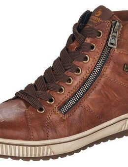 Remonte Schnürboots, Plateau, Schnürstiefelette, Boots in Crash-Optik