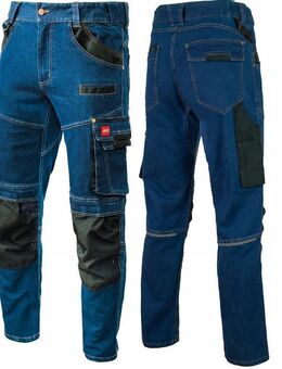 ARBEITSHOSE STRETCH-JEANS, flexibel, STARK, viele Taschen - Wuppertal