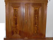 Alter antiker Dielenschrank / Kleiderschrank / Barock / Vollholz Eiche / Furier - Zeuthen