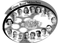 Weisse Rose - Dauer - Ausstellung, Schenkung (zu verschenken, kostenlos) - Karlsruhe Zentrum