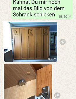 Schrank abbauen und wieder aufbauen in der gleichen Wohnung - Kassel Wolfsanger-Hasenhecke