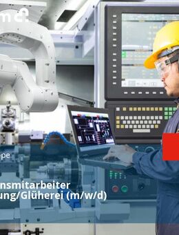 Produktionsmitarbeiter Endfertigung/Glüherei (m/w/d) - Ulm