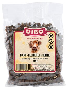 DIBO BARF-Leckerli mit Ente - Sparpaket: 6 x 200 g