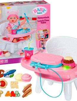 Baby Born Puppentisch Füttertisch, mit Licht- & Soundeffekten