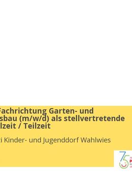 Meister:in Fachrichtung Garten- und Landschaftsbau (m/w/d) als stellvertretende Leitung Vollzeit / Teilzeit - Stockach