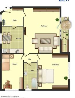 Demnächst frei! 3-Zimmer-Wohnung in Hamm Heessen - Hamm