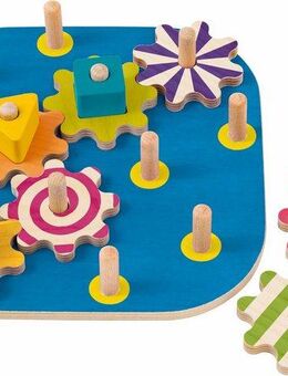 Selecta Steckspielzeug Kurbelspaß, aus Holz, Made in Germany