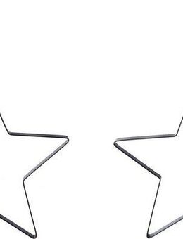 Creativ deco Dekostern Weihnachtsstern, Weihnachtsdeko, 2 St., aus Metall, Hängedekoration, 2er Set, Ø ca. 40 cm