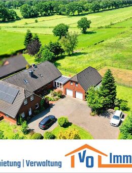 Pferdeliebhaber aufgepasst! Wohnhaus mit Einliegerwohnung, Weideland & Reitplatz in Sackgassenlage - Ihlow (Niedersachsen)