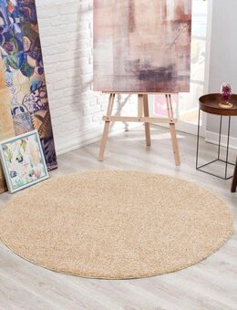 Sanat Hochflor-Teppich LOCA, rund, Höhe: 30 mm, Wohnzimmer, Langflor, Shaggy, Schlafzimmer