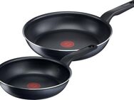 Tefal Pfannen-Set XL Force, Aluminium (Set, 2-tlg., je 1 Pfanne Ø 24/28 cm, H: 6 cm), Antihaft, Thermo-Signal, tiefe Form, alle Herdarten außer Induktion