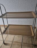 w11) Modell: "B" - klappbarer Teewagen auf Rollen Servierwagen Rollwagen Beistelltisch in 30823