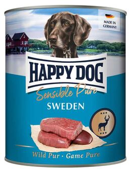 Happy Dog Sensible Pure 6 x 800 g - Sweden (Wild Pur)