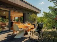 Stilvolles Mid-Century Haus mit Naturschwimmteich in Hoffnungsthal - Rösrath