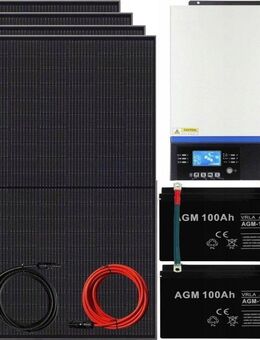 Solaranlage komplett Solarpaket 6000W Komplettpaket 6 KW KONVERTER 230V - Wuppertal