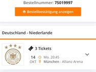 3 Tickets für Deutschland gegen Niederlande - München