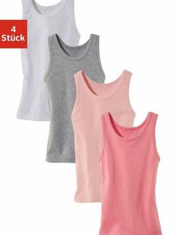 Vivance Unterhemd (Packung, 4-St) in rosa Farben, Tanktop, Unterziehshirt