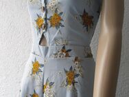 NEU mit ETIKETT * Blumen * Blüten * Flower- Power * Jumpsuit * Einteiler * Overall "BLUE VANILLA" Gr. 36- 38/ S * himmel- hell - rauch- blau * weiß * gelb * grün * hell-braun * - Riedlingen